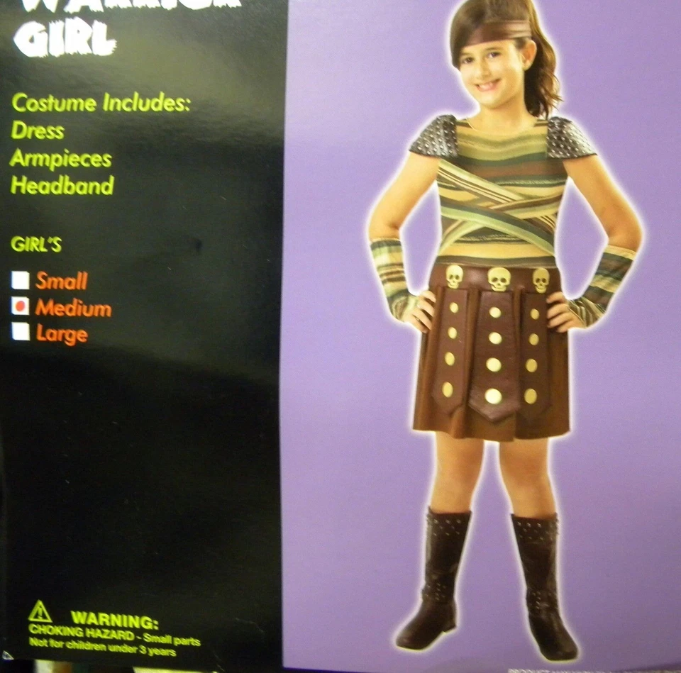 Disfraz de Halloween NIÑA GUERRERA PEQUEÑO Foto 1 de 1