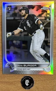 Jake Burger 2022 Topps Chrome Chrome Refractor Rookie Card #29 White Sox - Picture 1 of 4