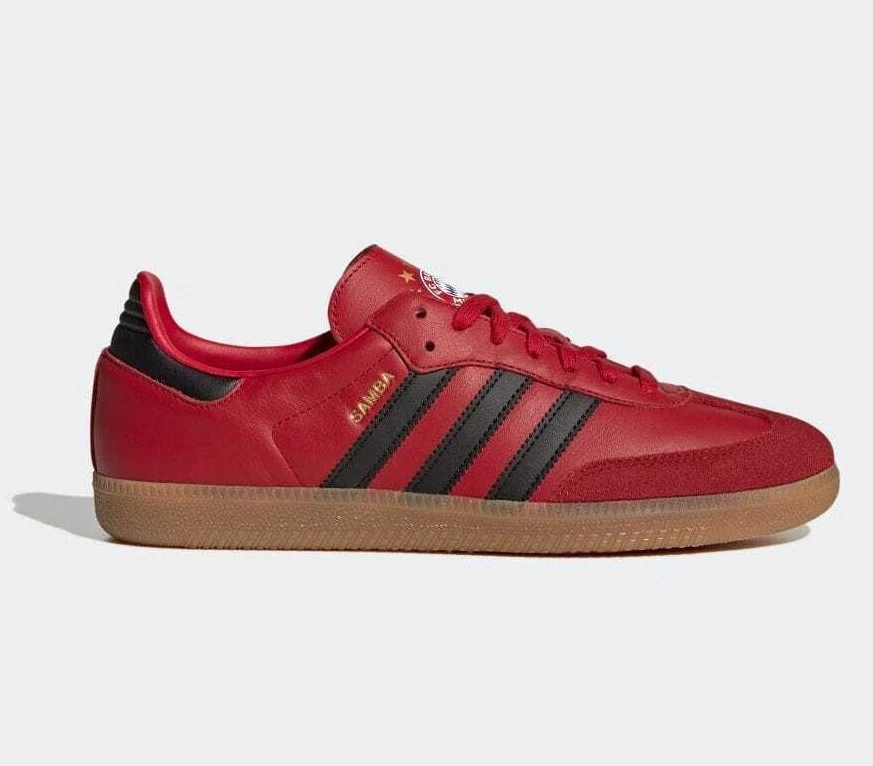 adidas FC Bayern Munich x Samba Team Power Red Black for Sale