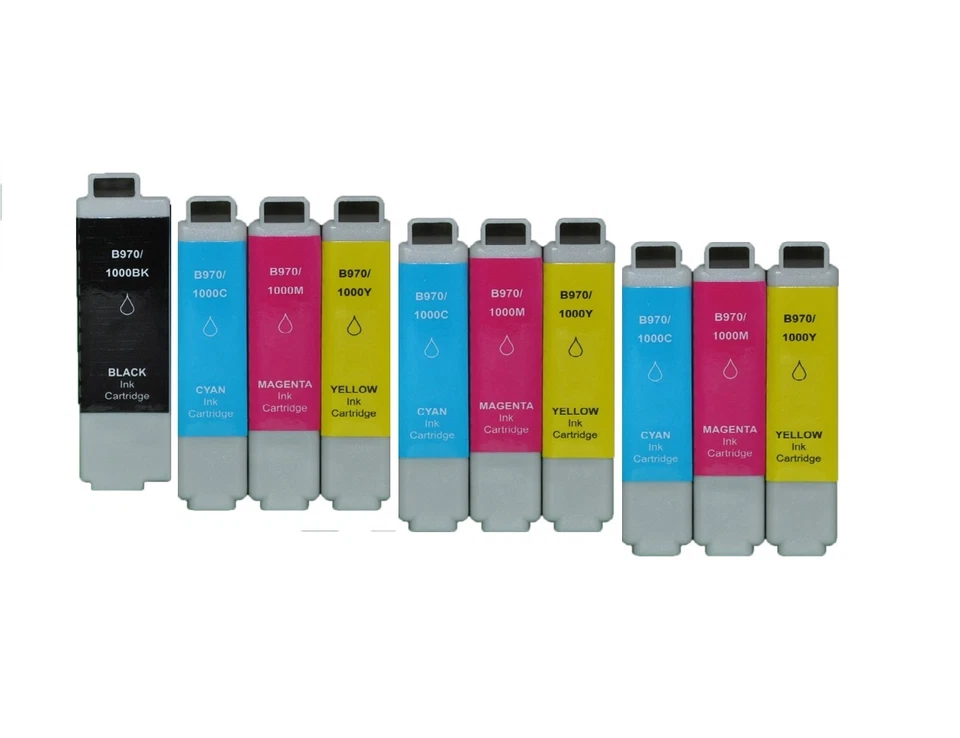 10 Druckerpatronen kompatibel mit BROTHER DCP-130C 357C 540CN 560CN LC1000 LC970 - Bild 1 von 1