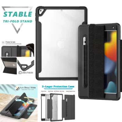 For iPad 7th 8th Generation 2019/2020 10.2" Case Stand Heavy Duty Hard Cover US - Image 1 of 4