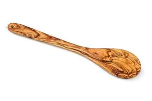 Handcrafted Olive Wood Spoon: Rustic Wooden Cooking Utensil for Your Kitchen UK - Picture 1 of 3