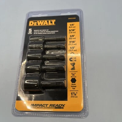DeWALT Impact Ready 5-Piece Magnetic Nut Driver Bit Set DW2235IR - Image 1 of 3