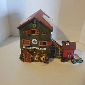 Department 56 New England Village Series Blue Star Ice Co. NOS - Picture 1 of 6