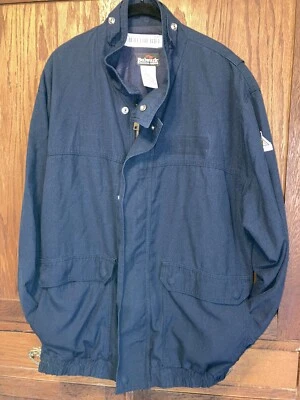 Bulwark FR Mens XL Bomber Jacket Regular Navy Fire Resistant CA22753 - Image 1 of 4
