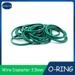 3.5mm Cross Section 12-59mm OD O-Rings Water Resistant Fluorine Rubber Seals FKM - Picture 1 of 7