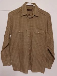 Camicia elegante uomo edizione limitata marrone medio a righe - Foto 1 di 6