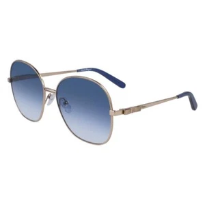 Gafas de sol Salvatore Ferragamo para mujer SF242S 783 oro rosa/azul degradado - Imagen 1 de 4