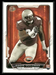 Bowman #72 Eddie Goldman Rookies Chicago Bears Rookie 2015 - Imagen 1 de 2