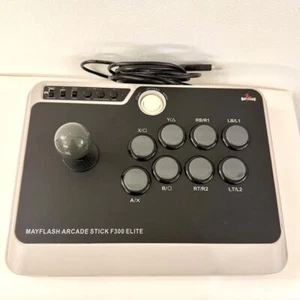 Mayflash Arcade Stick F300 Elite Joy Stick Gaming Controller With Instructions - Picture 1 of 8