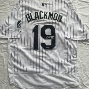 Charlie Blackmon Signed Jersey PSA/DNA Colorado Rockies Autographed Chuck Nazty - Picture 1 of 2