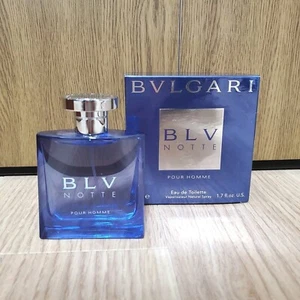 BVLGARI BLV NOTTE POUR HOMME EDT 50ML1.7oz discontinued perfume Eau de toilette - Picture 1 of 12
