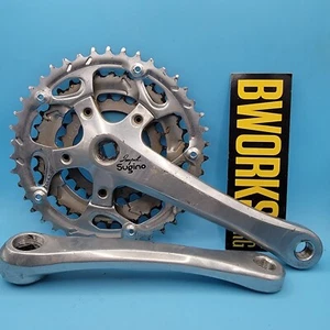 Sugino IMPEL Square Taper Triple Crankset 175mm 42/34/24t Alloy MTB Japan f17 - Picture 1 of 11