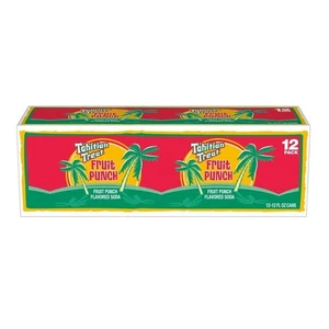 Tahitian Treat Fruit Punch Soda Pop, 12 Fl Oz, 12 Pack Cans - Picture 1 of 3