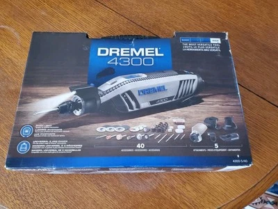 Dremel 4300-5/40 High Performance Rotary Tool Kit with pivot light - Image 1 of 3