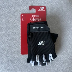 New Balance Women's Fitness Gloves Small Black Mesh Padded Palm Gym Workout NWT - Picture 1 of 10