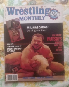 Wrestling Monthly Magazine – June 1978 – Ivan Putski & Mil Máscaras Cover – Vtg - Picture 1 of 6
