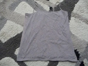 Ann Taylor Loft Womens Tank Top Gray Large - Picture 1 of 3
