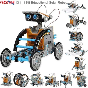 13 in 1 Kit Educational Solar Robot Building Blocks DIY Creative Gift Toy - Picture 1 of 6