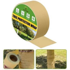 400FT Tree Wraps Protect Bark, Trunk Guards Freeze Protection (Beige) - Picture 1 of 7