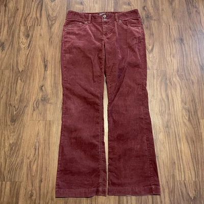 Polo Jeans Co Ralph Lauren брюки женщин 12 красный вельвет Kelly Jean Bootcut Y2K - Изображение 1 из 4