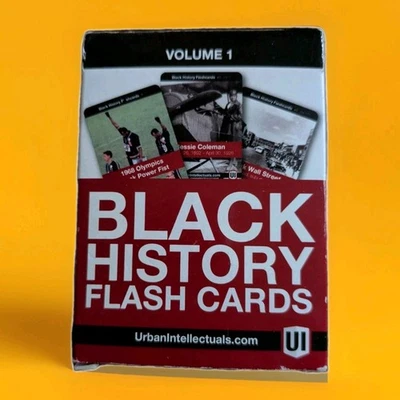 Urban Intellectuals Black History Flash Cards Vol. 1 NEW! Minor Wear On Box Only - Image 1 of 4
