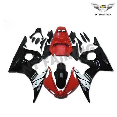 New Red Black Fairing Fit for Yamaha 2003-2005&06-09 R6S YZF R6 n001 - Image 1 of 4