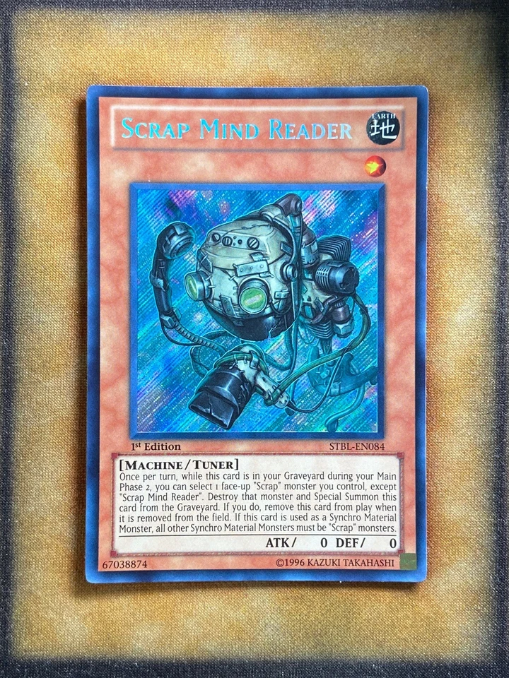 Yugioh Scrap Mind Reader STBL-EN084 Secret Rare 1st Ed NM - Image 1 of 1