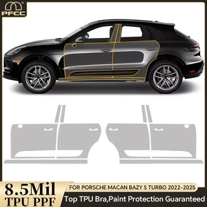 For Porsche Macan Base 2022-2024 Doors Precut Paint Protection Film Clear PPF - Picture 1 of 21