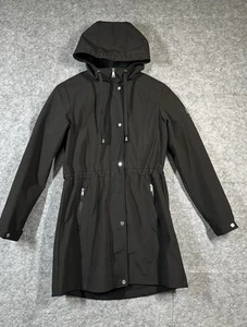 Lauren Ralph Lauren Women's Size Xs Black Hooded Full Zip Anorak Rain Jacket - Picture 1 of 10