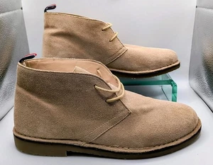 Dune London Mens Chukka Boots In Sand Coloured Suede Leather Size UK 8 - Picture 1 of 16