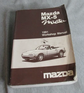 Mazda MX-5 Miata Roadster 1991 convertible taller reparación manual - Imagen 1 de 6