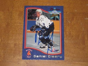 DANIEL CLEARY AUTOGRAPHED 1997 BOWMAN CHL ROOKIE CARD
