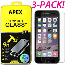 3x iPhone 13 12 11 Pro XS Max XR SE 8 Tempered Glass Screen Protector For Apple