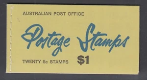 AUSTRALIA 1967 $1 BOOKLET 5c on 4c RED QEII Post Early MNH G67/3 Wax interleaves - Picture 1 of 1