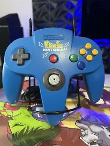 Nintendo 64 N64 Japanese Pikachu Blue / Yellow official controller US Seller - Picture 1 of 4