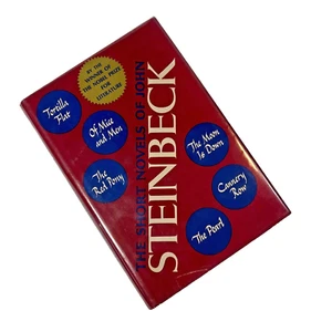 The Short Novels Of John Steinbeck HCDJ 1963 Ex Cond Mylar Protected Jacket - Foto 1 di 7