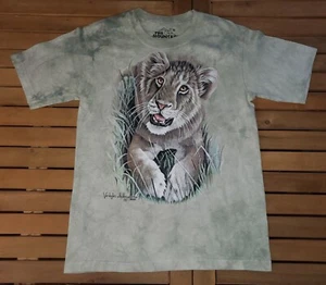 The Mountain Child Youth Medium Lion Cub Unisex T-Shirt NH Gift Shop - Picture 1 of 7