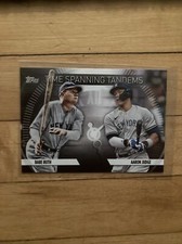 Babe Ruth/Aaron Judge Time Spanning Tandems 2023 Topps Update #TS-7 Yankees