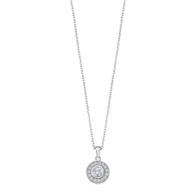 Collana Donna Lotus Silver In Argento Con Pendente Punto Luce LP3105-1/1 - Immagine 1 di 2