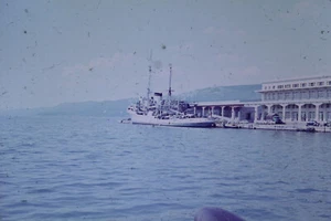 Pellicola diapositiva originale DIA 35mm Trieste porto porto Italia anni '70 1/L/67 - Foto 1 di 1