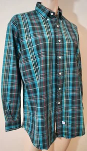 Camisa a cuadros POLO RALPH LAUREN azul verde multicolor algodón talla: M - Imagen 1 de 6