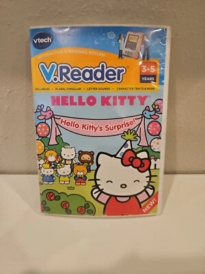 VTech V.Reader Hello Kitty's Surprise Interactive Reading Games 3-5 Years - Image 1 of 3