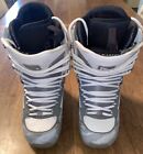Mens Size 5 Dc Gray And White Snowboard Boots Imperfect, See All Pics