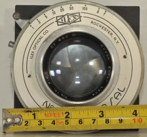 Kodak Ektar 7 1/2'' f4.5 Large Format Lens W/ Ilex No. 4 Acme Shutter *READ* - Picture 1 of 6