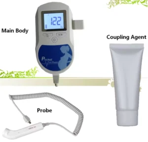 Fetal Doppler Heart Beat Monitor Baby Backlight LCD 3MHz with Gel CONTEC - Picture 1 of 16