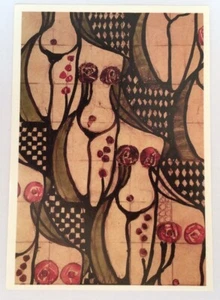 HUNTERIAN GALLERY GLASGOW Postcard  Odalisque Textile Design  - Picture 1 of 2