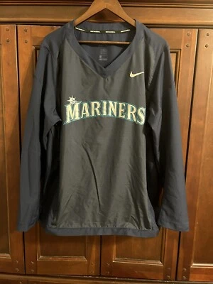 Nike Seattle Mariners Tagged Large (slim- Straight ) Pullover Windbreaker - Image 1 of 4