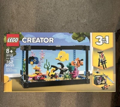 LEGO CREATOR 3 in 1 Fish Tank 31122 New Sealed Retired 352 Pieces Age 8+ - Image 1 of 2
