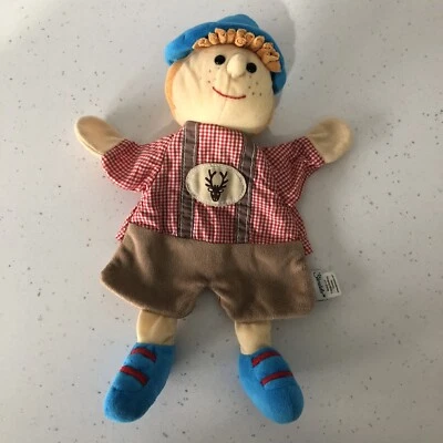 Sterntaler Little Boy Comforter Hand Puppet Soft Toy Plush Made In Germany - Image 1 of 4